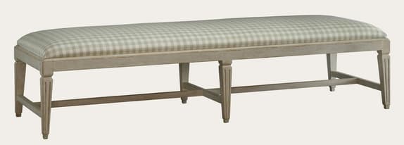 Gus064 8A 1 – Bench with fluted square legs