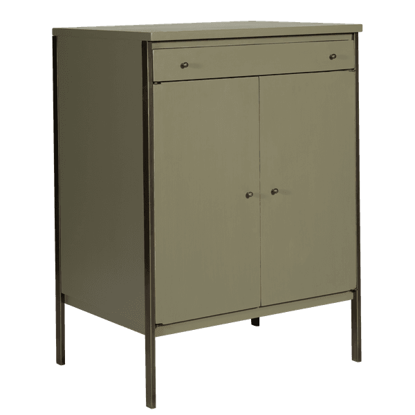 MID143 13a – Brass framed cupboard