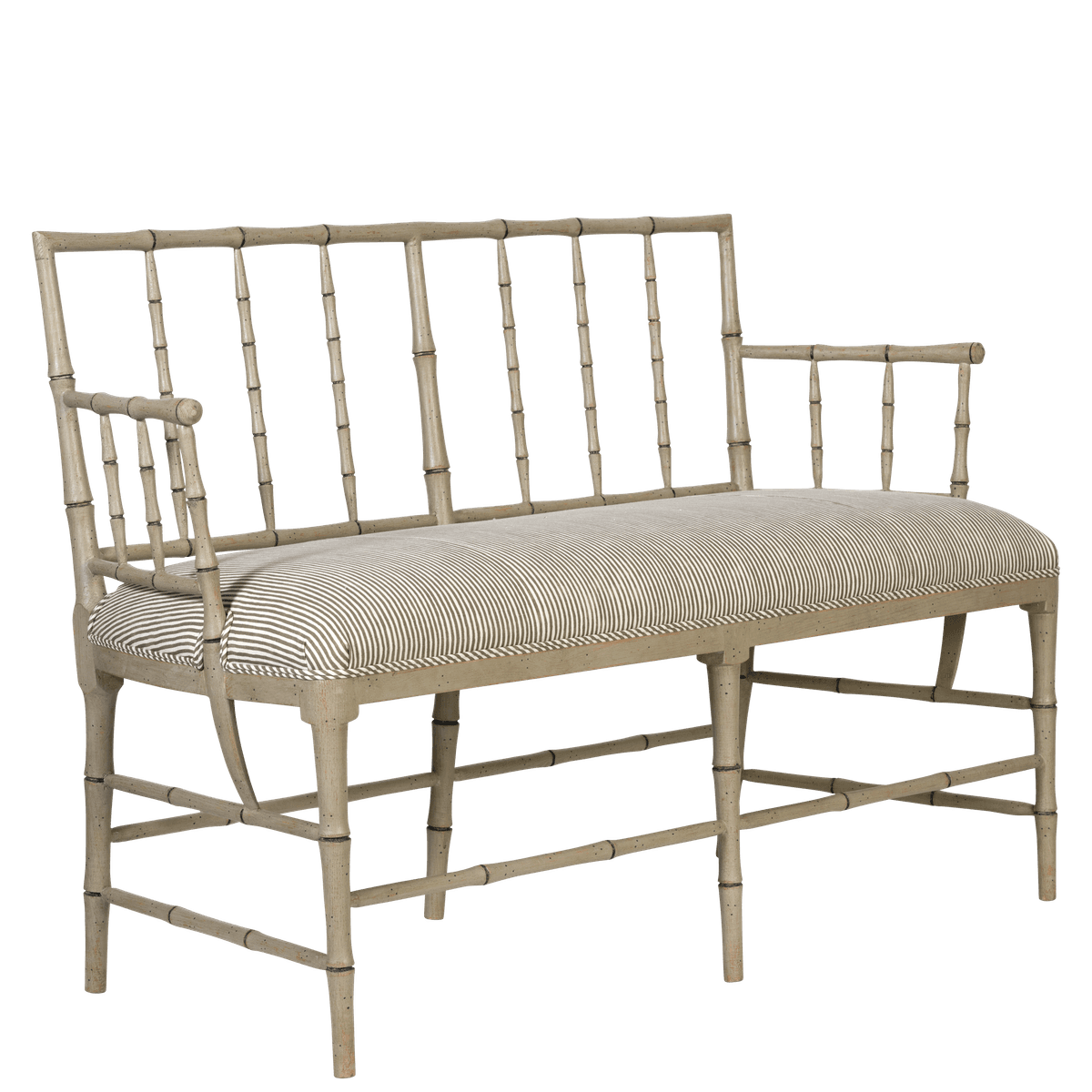 Chelsea Textiles Faux bamboo settee Faux Bamboo Furniture