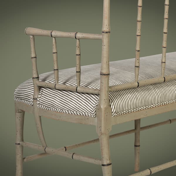 TRO120 10 D 07 – Faux bamboo settee