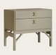 MID053 Small bedside table with T-bar handles
