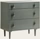 MID052 Chest of drawers with wood handles