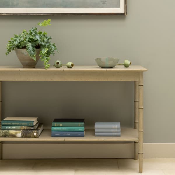 Chelsea Textiles Faux Bamboo Console – Faux bamboo console
