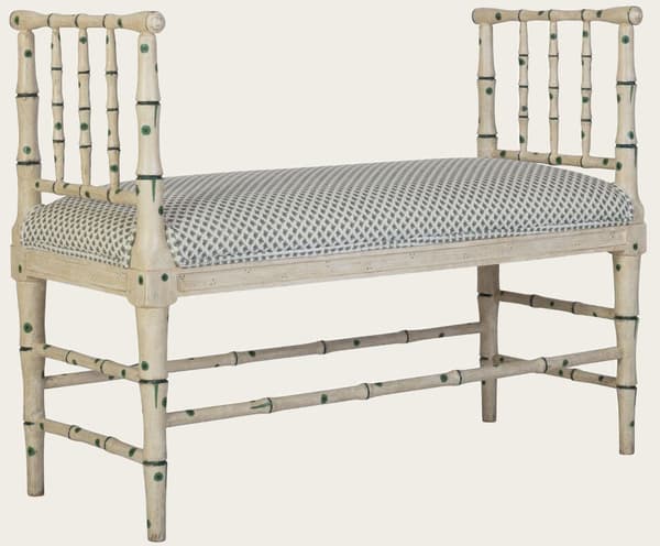 Tro067 38A – Faux bamboo bench