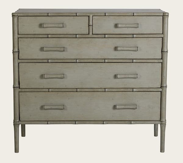 Tro040Ab – Faux bamboo chest of drawers