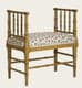 TRO067A Faux bamboo small bench