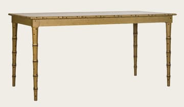 Faux bamboo dining table