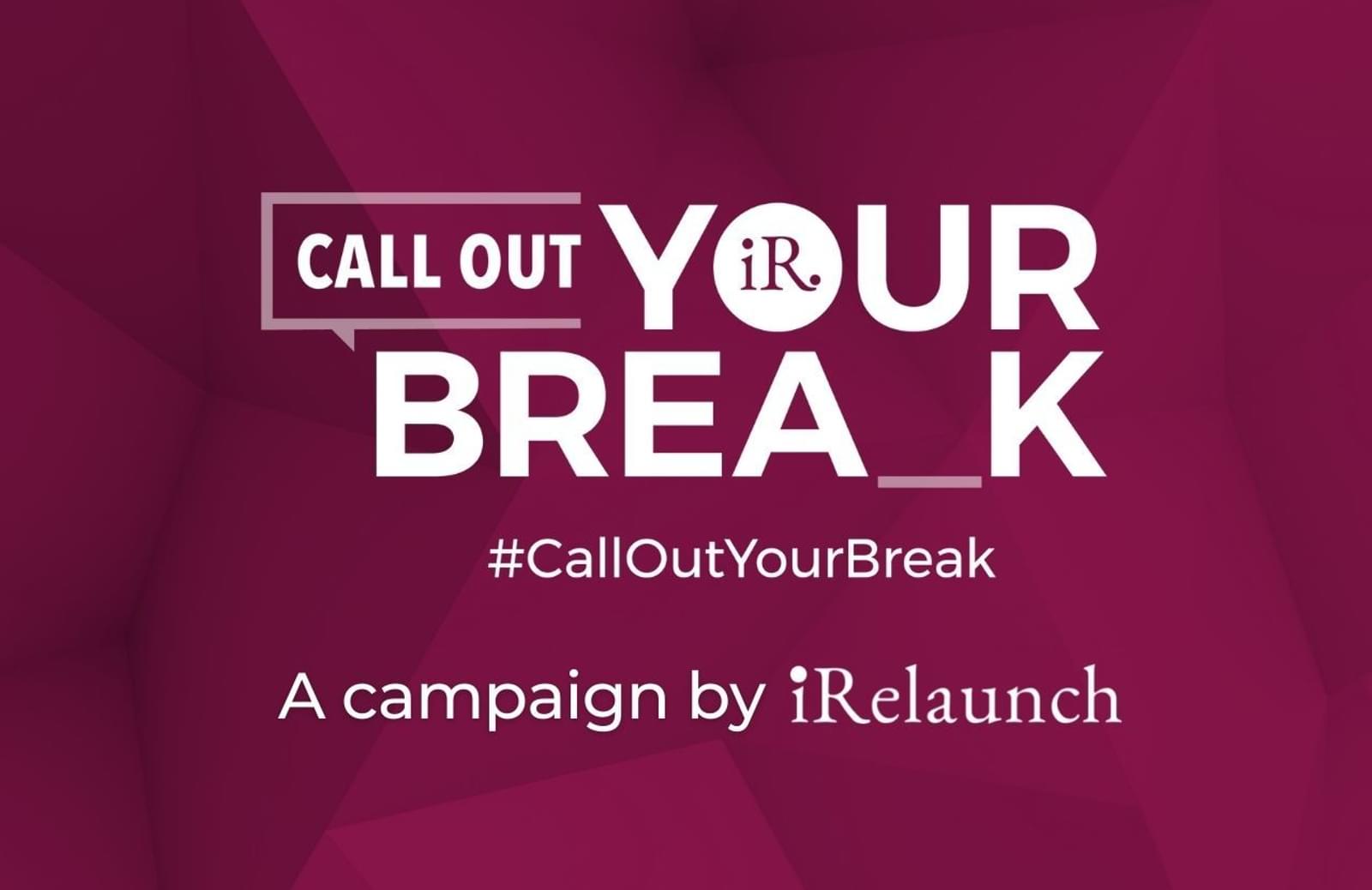 Call Out Your Break Landing Page Thumbnail Maroon Background