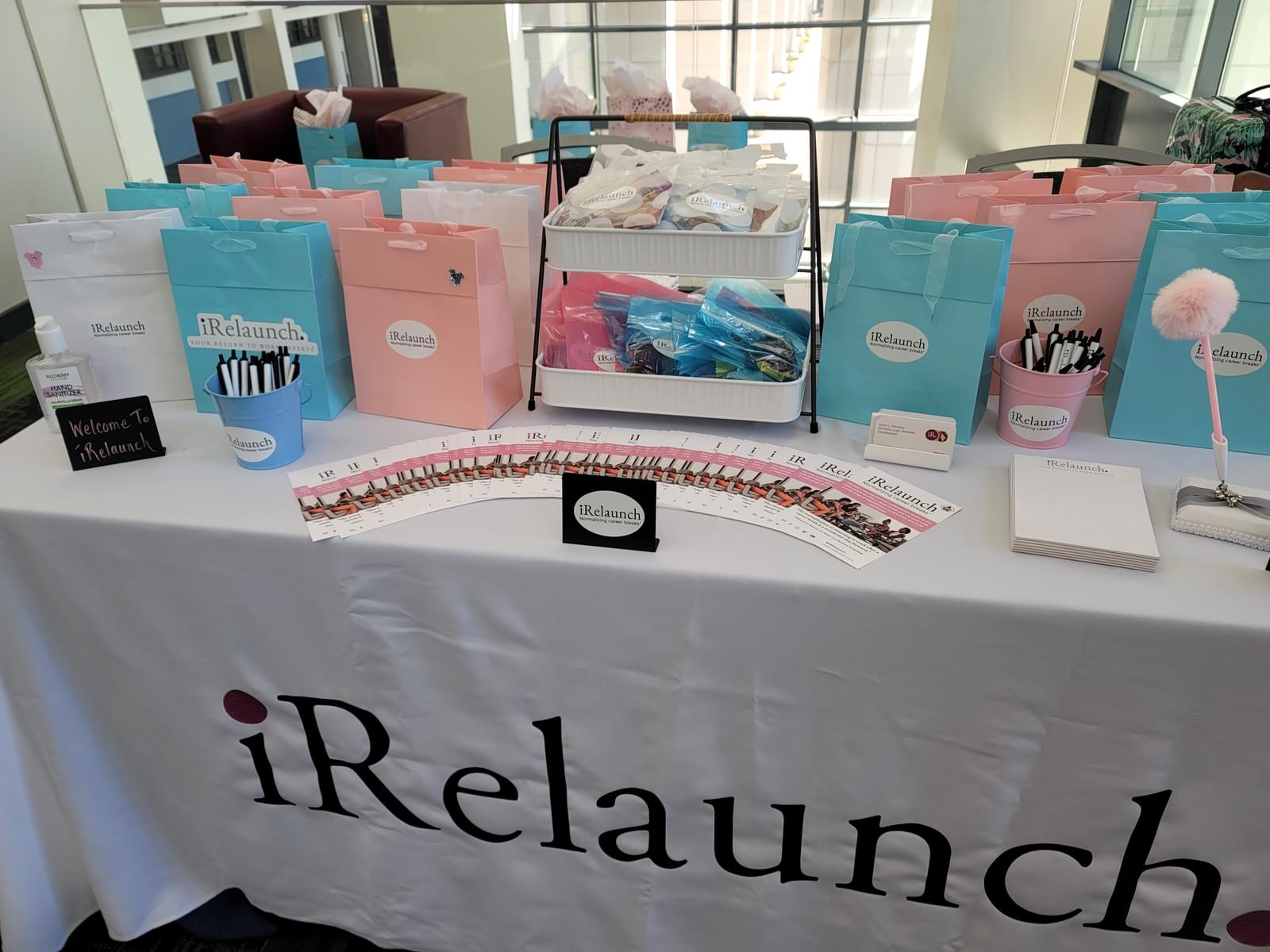 I Relaunch Exhibit Table at 2022 Jack and Jill Mothers Work Conference
