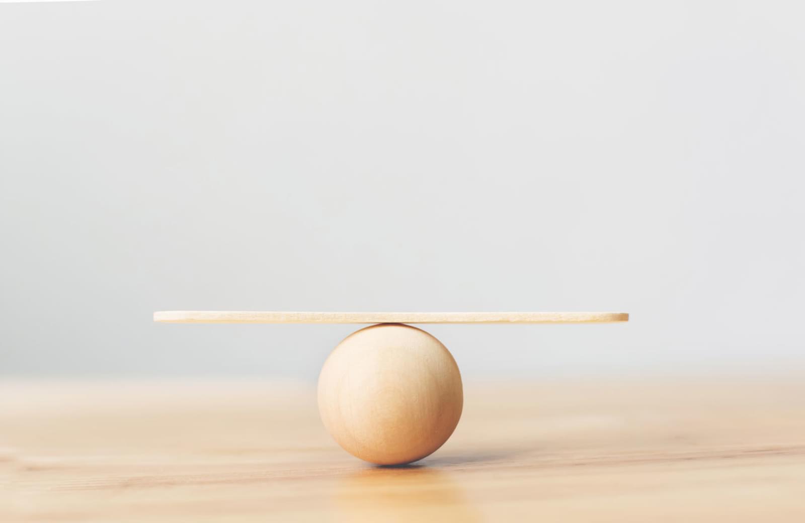 Wooden Seesaw Balance