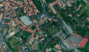 Aerial View Of Housing Estate Cropped