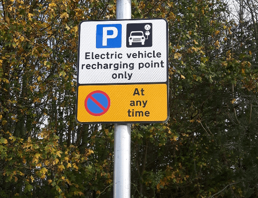 Electric car parking