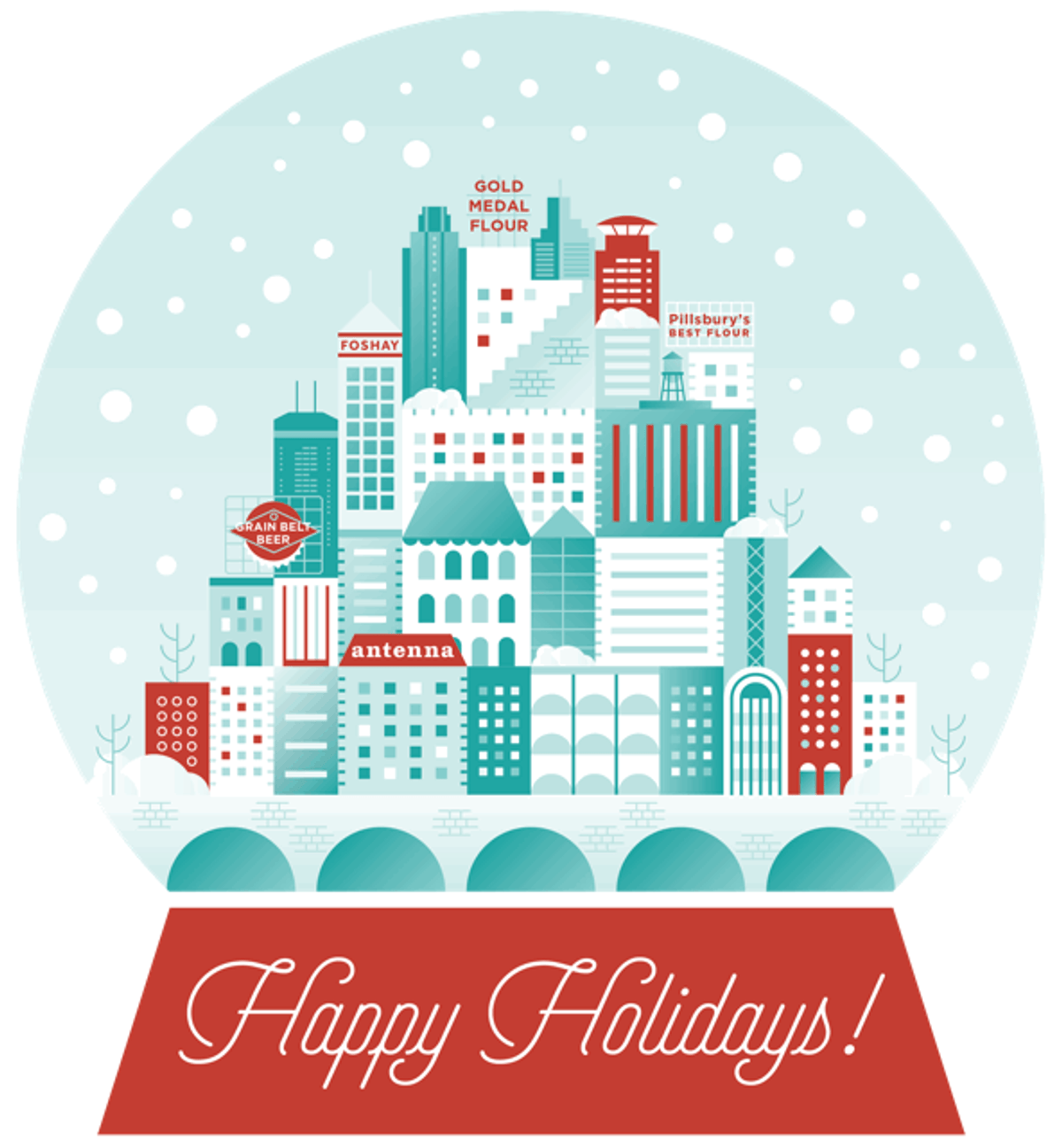 Snow Globe animated 592px