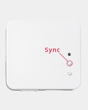 Synkroniser knap på modem til HT400/HT500