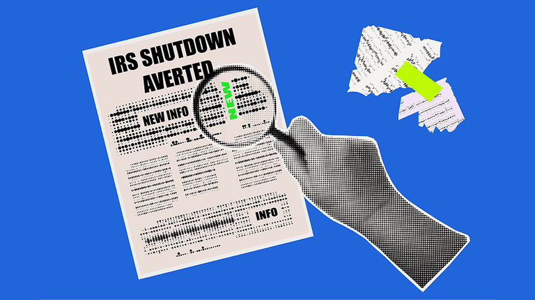 Blog IRS Shutdown Averted
