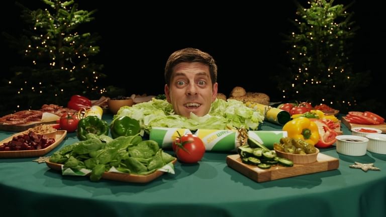 Subway Christmas Sandwich