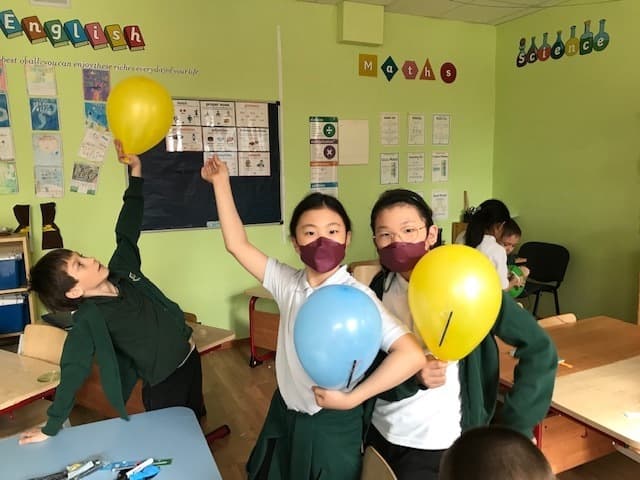 Creating our balloon Zeppelins