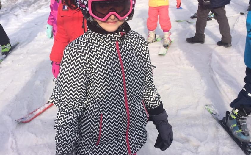 Safiya Skiing