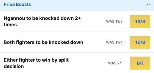 Anthony Joshua v Francis Ngannou Odds Price Boosts Anthony Joshua v Francis Ngannou Odds Price Boosts