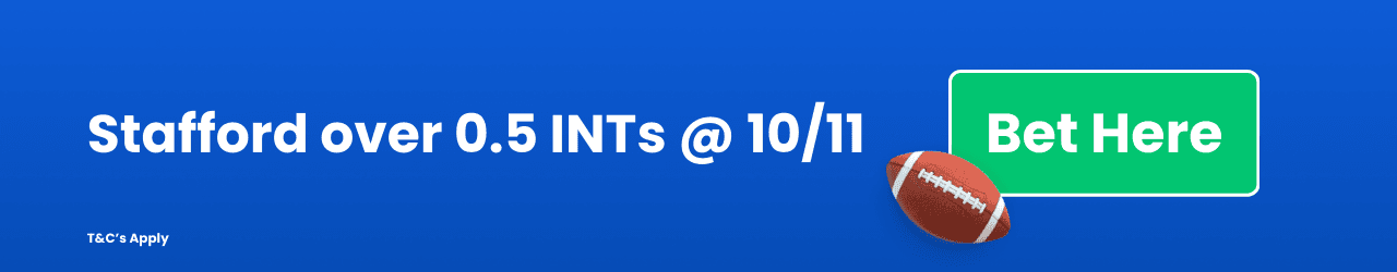 Stafford Interceptions Add to betslip Stafford Interceptions Add to betslip