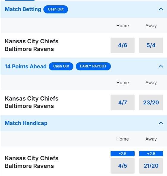 Kansas City Chiefs v Baltimore Ravens Betting Odds 2024 NFL Season Kansas City Chiefs v Baltimore Ravens Betting Odds 2024 NFL Season
