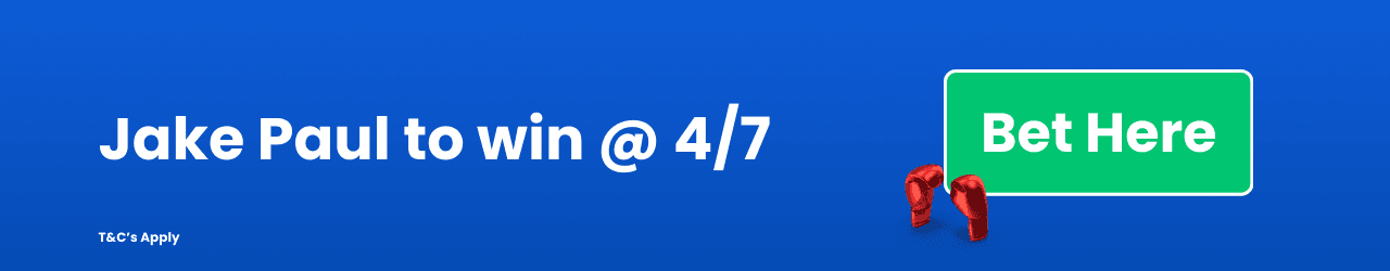 Jake Paul to win Add to Betslip Jake Paul to win Add to Betslip