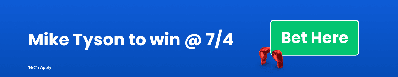 Mike Tyson to win Add to Betslip Mike Tyson to win Add to Betslip