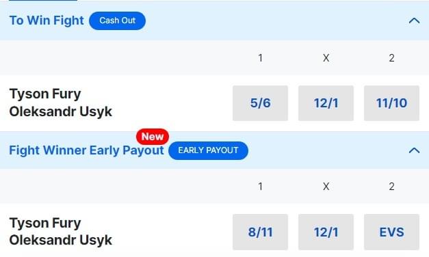 Tyson Fury v Oleksandr Usyk Betting Odds Tyson Fury v Oleksandr Usyk Betting Odds