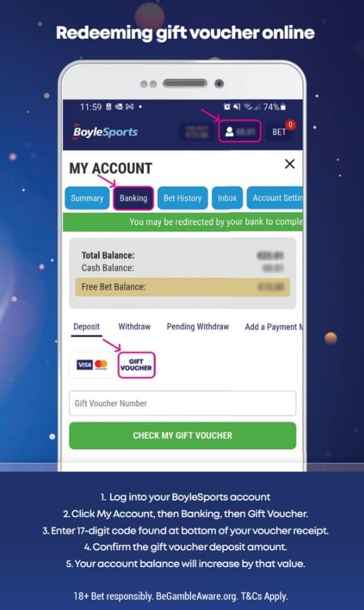 Boyle Sports Gift Voucher Redeeming Online Boyle Sports Gift Voucher Redeeming Online