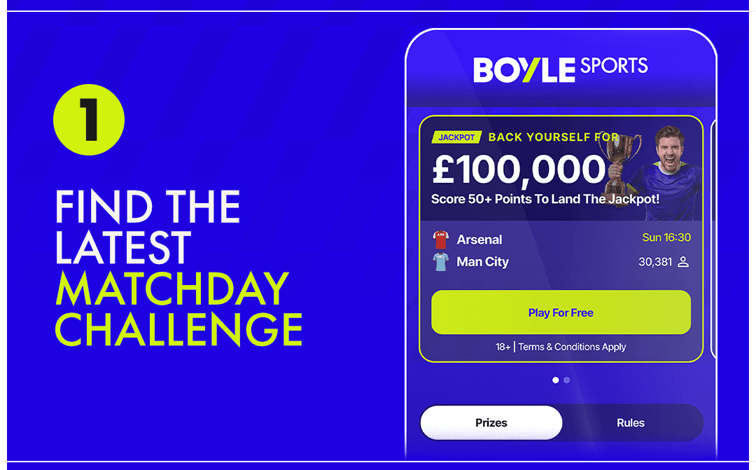 Matchday Challenge Step 1 Matchday Challenge Step 1