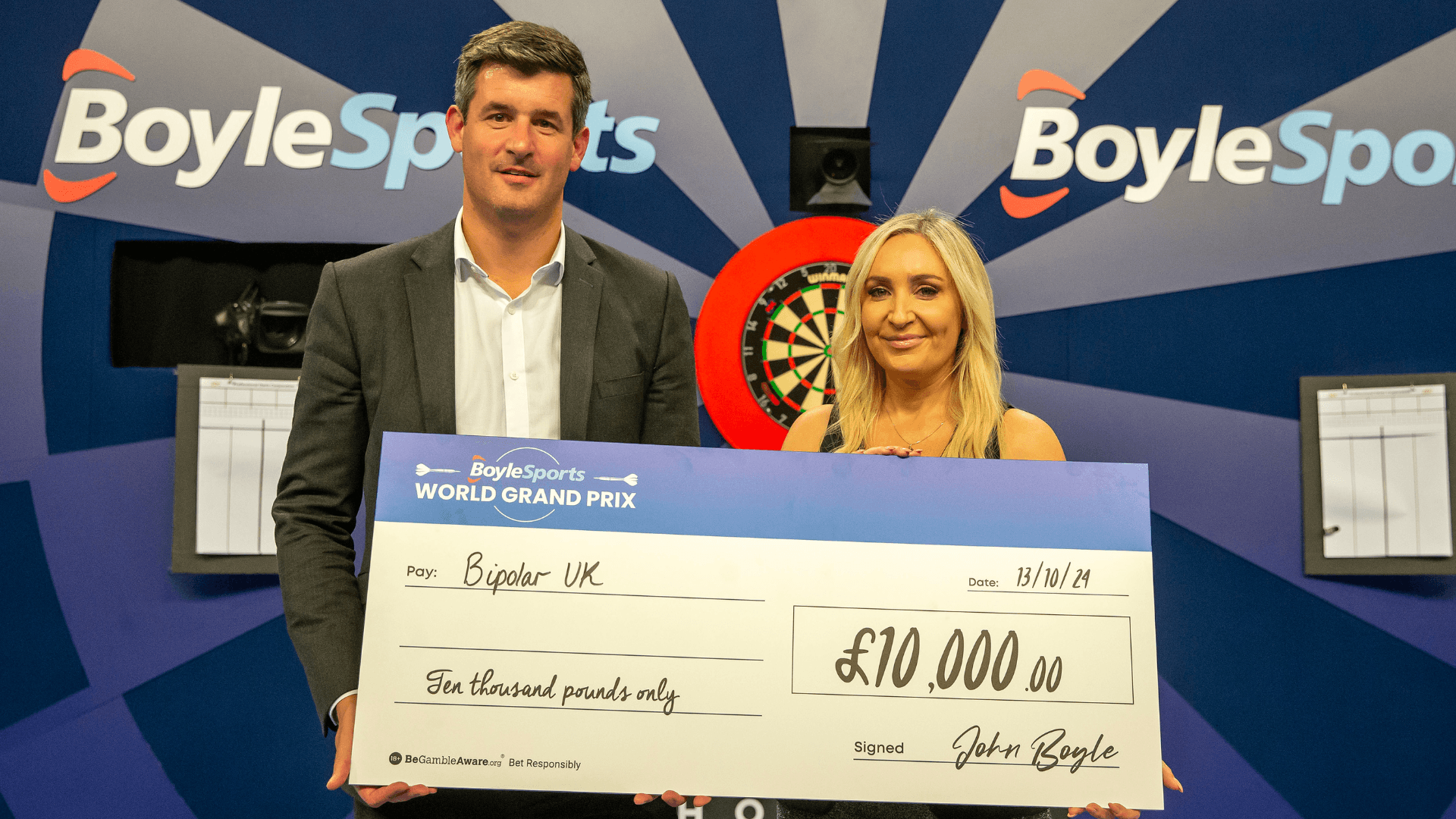 Boyle Sports World Grand Prix Bipolar UK Donation Boyle Sports World Grand Prix Bipolar UK Donation