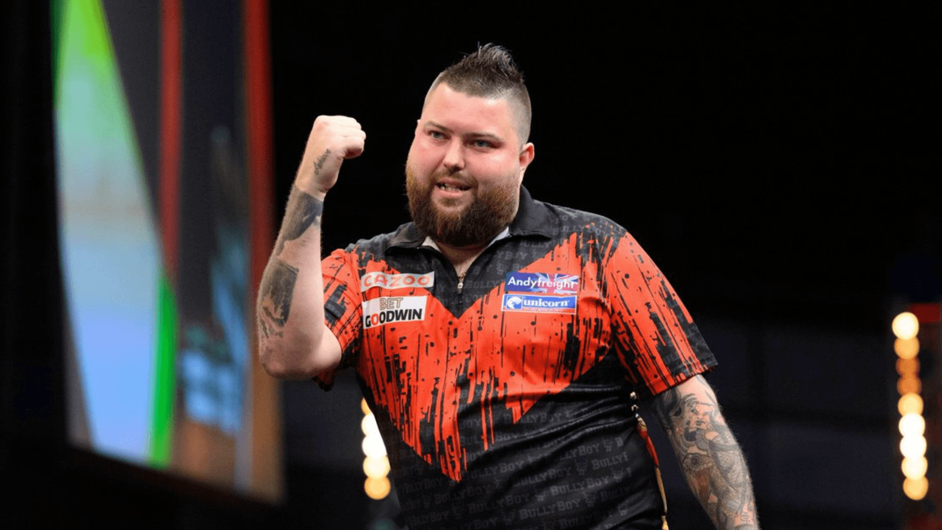 Michael Smith Celebrating