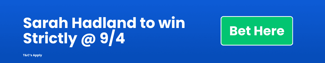 Sarah Hadland to win Strictly 94 Sarah Hadland to win Strictly 94