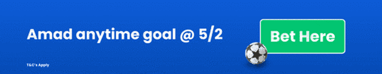 Amad anytime goal Add to Betslip Amad anytime goal Add to Betslip