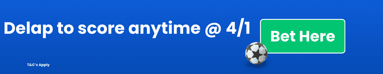 Liam Delap anytime goal Add to Betslip Liam Delap anytime goal Add to Betslip