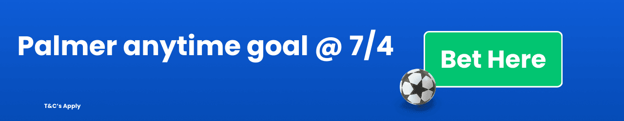Palmer anytime goal Add to Betslip Palmer anytime goal Add to Betslip