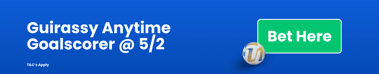 Guirassy Anytime Goalscorer Add to betslip Guirassy Anytime Goalscorer Add to betslip