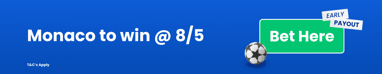 Monaco to win Add to Betslip Monaco to win Add to Betslip