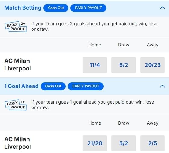 AC Milan v Liverpool Betting Odds Champions League 2024 25 AC Milan v Liverpool Betting Odds Champions League 2024 25