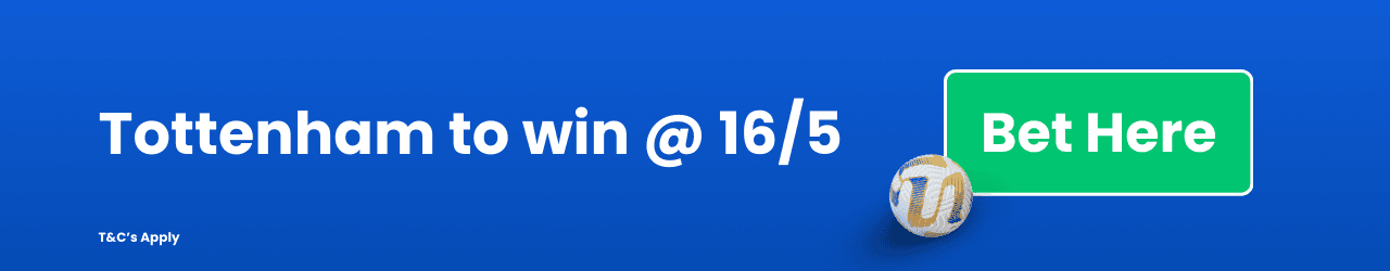 Tottenham to win Add to betslip Tottenham to win Add to betslip