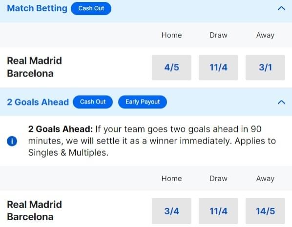 Real Madrid v Barcelona Betting Odds 2024 La Liga El Clasico Real Madrid v Barcelona Betting Odds 2024 La Liga El Clasico