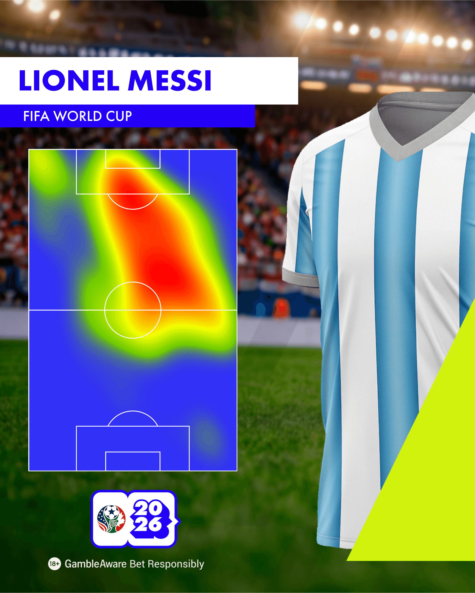 Lionel Messi World Cup Heat Map Lionel Messi World Cup Heat Map