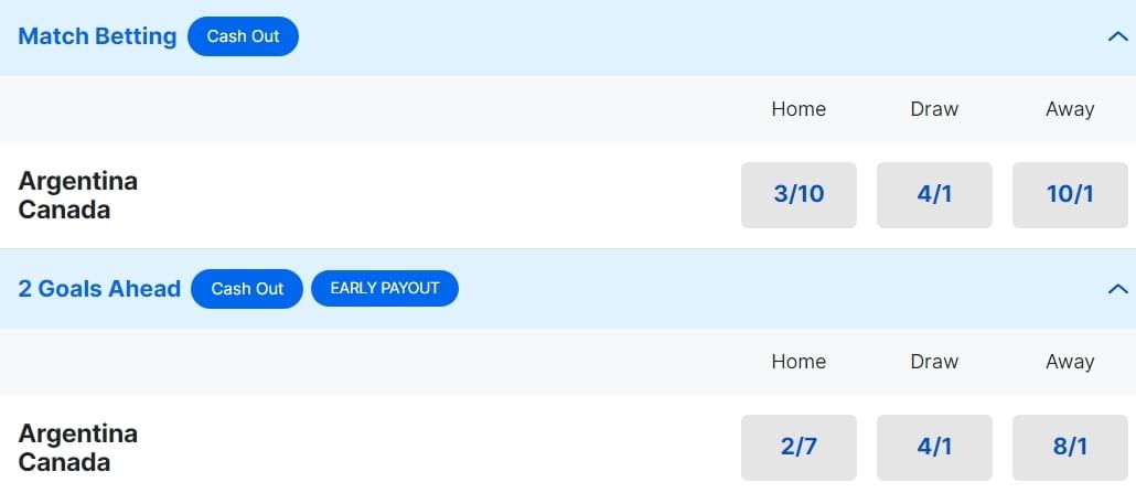 Argentina v Canada Betting Odds 2024 Copa America Argentina v Canada Betting Odds 2024 Copa America
