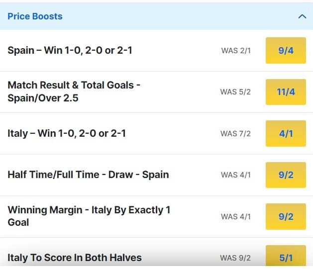 Spain v Croatia Odds Price Boosts Euro 2024 Group B Spain v Croatia Odds Price Boosts Euro 2024 Group B
