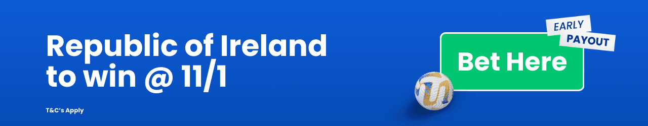 Republic of Ireland to win Add to Betslip Republic of Ireland to win Add to Betslip