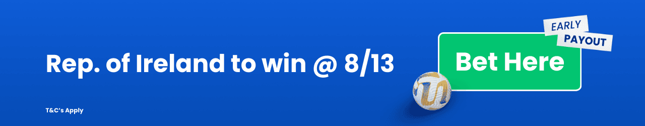 Rep of Ireland to win Add to betslip Rep of Ireland to win Add to betslip