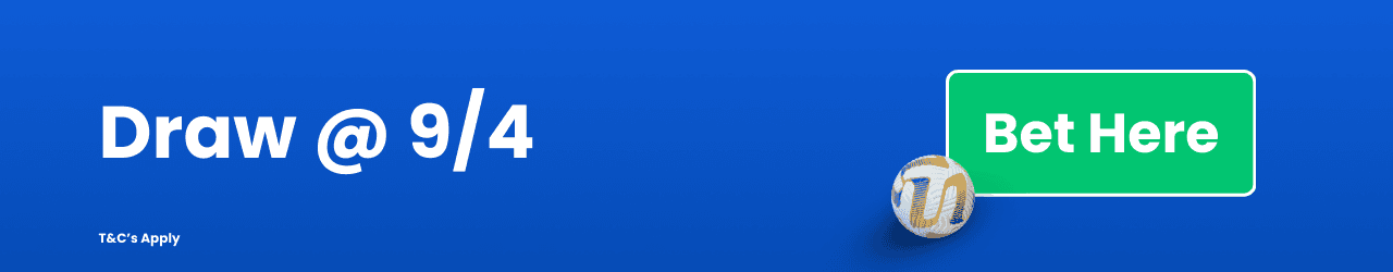 Draw 9/4 Add to betslip Draw 9/4 Add to betslip