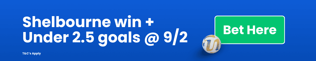 Shelbourne Win Under 2 5 Goals 9 2 Add to betslip Shelbourne Win Under 2 5 Goals 9 2 Add to betslip