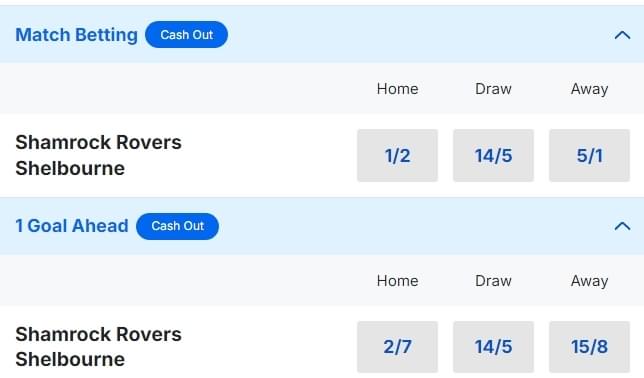 Shamrock Rovers v Shelbourne Betting Odds 2024 League of Ireland Shamrock Rovers v Shelbourne Betting Odds 2024 League of Ireland