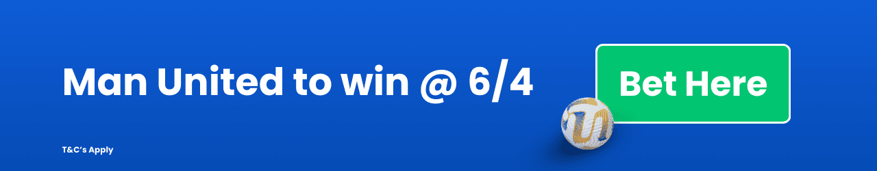 Man United to win 6 4 Add to betslip Man United to win 6 4 Add to betslip